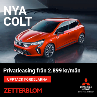 Kampanj på privatleasing av Mitsubishi Colt